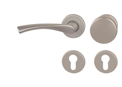 Klika na dveře BA - TORNADO - R F8 - Nikl matný