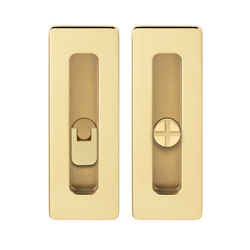 TI - Mušle na posuvné dveře - 4181 5S - WC OLV - Mosaz leštěná lakovaná (01)