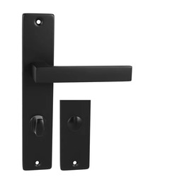 Klika na dveře MP - QUADRA - SH BS - Černá matná