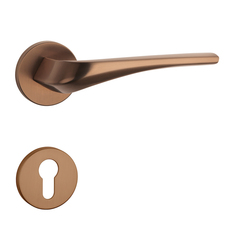 Klika na dveře AS - DALIA - R 7S CUM PVD - Měď matná PVD