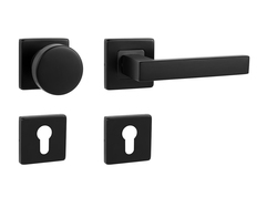 Klika na dveře MP - QUADRA - HR BS - Černá matná