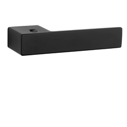 Klika na dveře ASG - LUDISIA - RT s uzamykáním BS - Černá matná