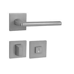 Klika na dveře MP - PRIMA - HR SQ6 OCS - Chrom broušený