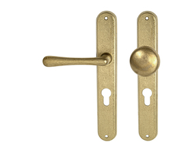 Klika na dveře NI - ELEGANT NAT - Natural mosaz nelakovaná