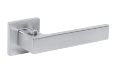 Klika na dveře TI - SQUARE - HR 4275Q 7S s uzamykáním OCS - Chrom broušený (96)