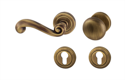 Klika na dveře TI - CARLA - R 738 OGS - Bronz česaný matný (77)