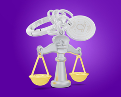 MTM356-01 MTM - KLÍČENKA - Zvěrokruh - Váhy