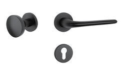 Klika na dveře AS - AZALIA - R 7S BS - Černá matná