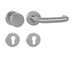 Klika na dveře MP - COSLAN - R BN - Broušená nerez