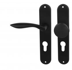 Klika na dveře BA - CLAUDIA - S BS - Černá matná