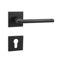 Klika na dveře MP - PRIMA - HR SQ6 BS - Černá matná