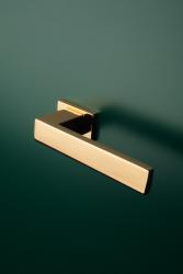 Klika na dveře AS - PINA - RT 7S OLV - Mosaz leštěná lakovaná