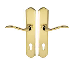 Zpevněné kování MI - LYON/JULIA - SO OLV/OLS - Mosaz leštěná lakovaná / mosaz broušená