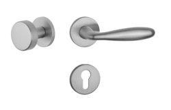 Klika na dveře AT - VERBENA - R 7S OCS - Chrom broušený