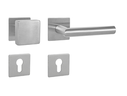 Klika na dveře MP - FAVORIT - HR 3SM BN - Broušená nerez