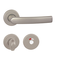 Klika na dveře BA - MIRA - R F8 - Nikl matný