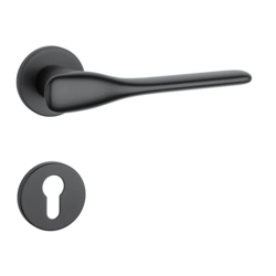 Klika na dveře AS - ORCHIDE - R 7S BS - Černá matná