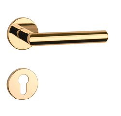 Klika na dveře AT - ARABIS - R 7S OLV PVD - Mosaz leštěná lakovaná PVD