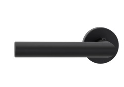 Klika na dveře GK - LUCIA - R - S2L s uzamykáním Grafit černá (78)