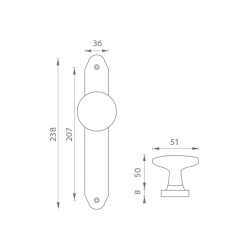 MP - KOULE ALT WIEN OC - Chrom lesklý
