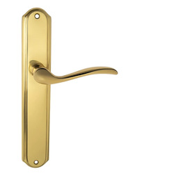 Klika na dveře MP - JULIA - SO OLV - Mosaz leštěná lakovaná