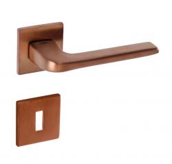 Klika na dveře TI - DARA - HR 4007Q 5S CUM PVD - Měď matná PVD (160)