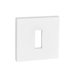 Rozeta ke klice MP - ROZETA - HR SQ6 WS - Bílá matná