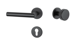 Klika na dveře AT - ARABIS - R 7S BS - Černá matná