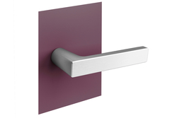 Klika na dveře VM - BAAR OCS - Chrom broušený (14)