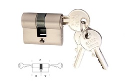 Stavební vložka RR - Stavební cylindrická vložka EURO Minus NP - Nikl perla