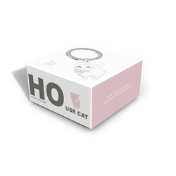 MTM341-01 MTM - KLÍČENKA - Kočka bílá s mašlí