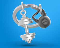 MTM320-01 MTM - KLÍČENKA - Činky