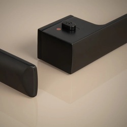 Klika na dveře TI - GORDO - RT5 4084 s uzamykáním BS - Černá matná (153)