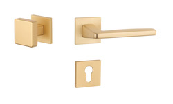 Klika na dveře AT - ERBA - HR 7S OLS - Mosaz broušená