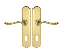 Zpevněné kování MI - LYON/ROMEO - SO OLV/OLS - Mosaz leštěná lakovaná / mosaz broušená