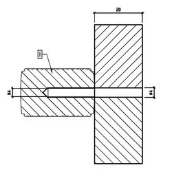 AS - Nábytková úchytka 1060 BS - Černá matná