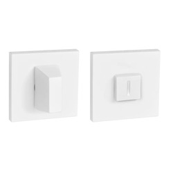 Rozeta ke klice MP - ROZETA - HR SQ6 WS - Bílá matná