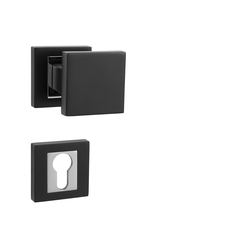 Madlo na dveře MP - MADLO - HR BS/OC - Černá matná / chrom lesklý