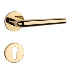 Klika na dveře AT - FUNKIA - R 7S OLV PVD - Mosaz leštěná lakovaná PVD