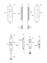 JNF - MAGNETICKÝ ZÁMEK NA POSUVNÉ DVEŘE IN.20.925 TCO - Titanium měď