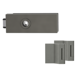 GK - PURISTO S - ZÁMEK na skleněné dveře - UV (vč. závěsů) Kašmír šedá (77)