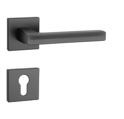 Klika na dveře AS - PEA - HR 7S BS - Černá matná