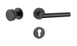 Klika na dveře AT - ARABIS - R 7S BS - Černá matná