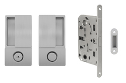 AGB - Set na otočné dveře WAVE - HR WC OCS - Chrom broušený