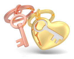 MTM365-01 MTM - KLÍČENKA - Klíč od mého srdce