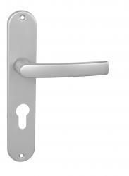 Klika na dveře BA - MIRA - S F1 - Stříbrný elox