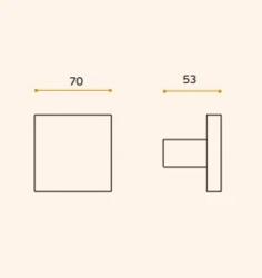 Madlo na dveře JNF - MADLO IN.00.112 HR pevné BN - Broušená nerez