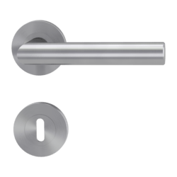 Klika na dveře GK - LUCIA PROFESSIONAL - R BN - Broušená nerez (71)