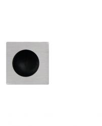 FT - madélko do čela posuvných dveří hranaté MQ - HR OCS - Chrom broušený