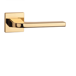 Klika na dveře AS - ISMENA - HR 7S OLV - Mosaz leštěná lakovaná